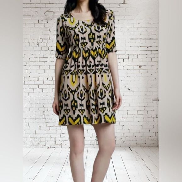 Alice by Temperley Print Silk Short Sleeve Dress - Picture 4 of 6